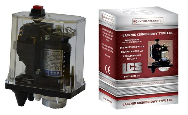 LCS łącznik ciśnieniowy zabezpieczenie przed suchobiegiem